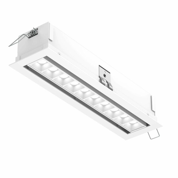 Dals Pinpoint Series 10 Light Microspot Adjustable Recessed Down Light, White MSL10G-CC-AWH